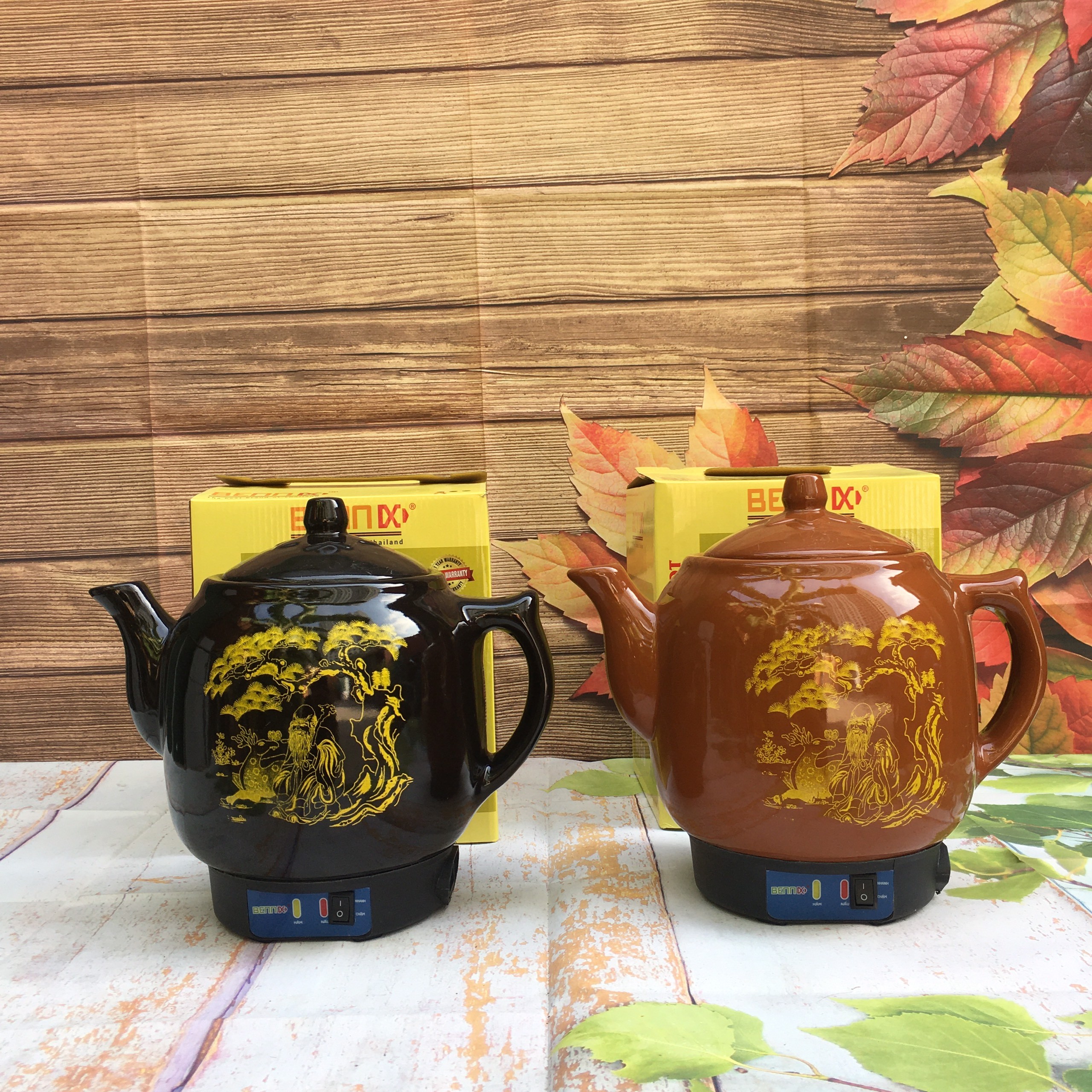 Ấm sắc thuốc bắc cắm điện Bennix Thái Lan (3.2L)