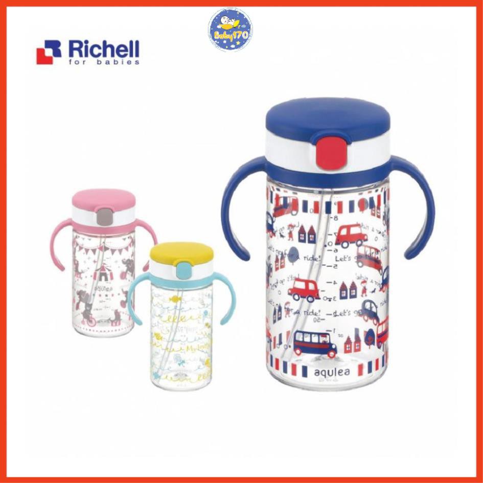 Cốc ống hút richell nhật bản