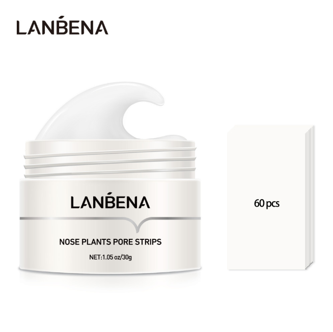 Lanbena mặt nạ lột mụn đầu đen mặt nạ đất sét lột mụn mặt nạ giấy gel lột mụn đầu đen chăm sóc da 30G Blackhead Remover Mask Acne Treatment Facial Mask 30G