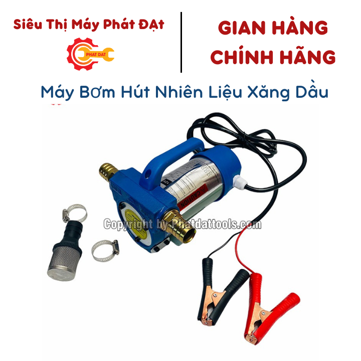 Máy bơm hút nhiên liệu 12V-24V-220V- Bảo hành 6 tháng