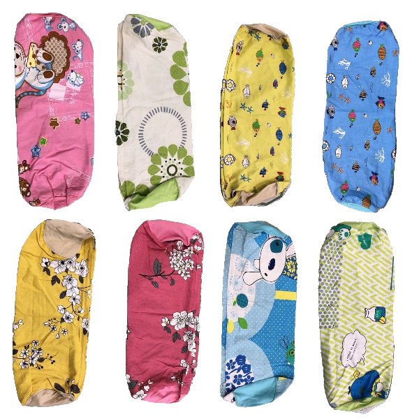 Vỏ gối ôm trẻ em Hometex 55x 22 / 80 x 25cm / 90 x 30cm Hometex , bao gối ôm trẻ em bịt 2 đầu vải cotton hoa