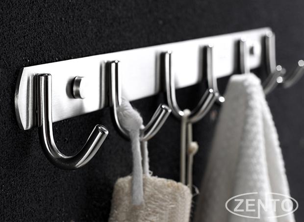 Móc treo quần áo 6 chấu inox 304 zento hb1120-6