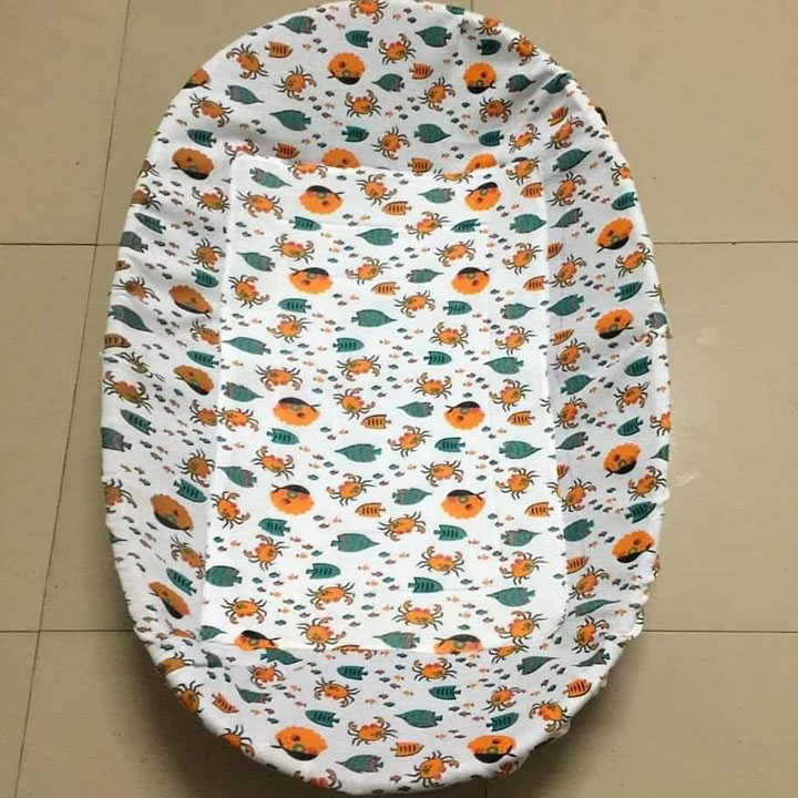 Nệm lót nôi nằm võng chống cong lưng cho bé