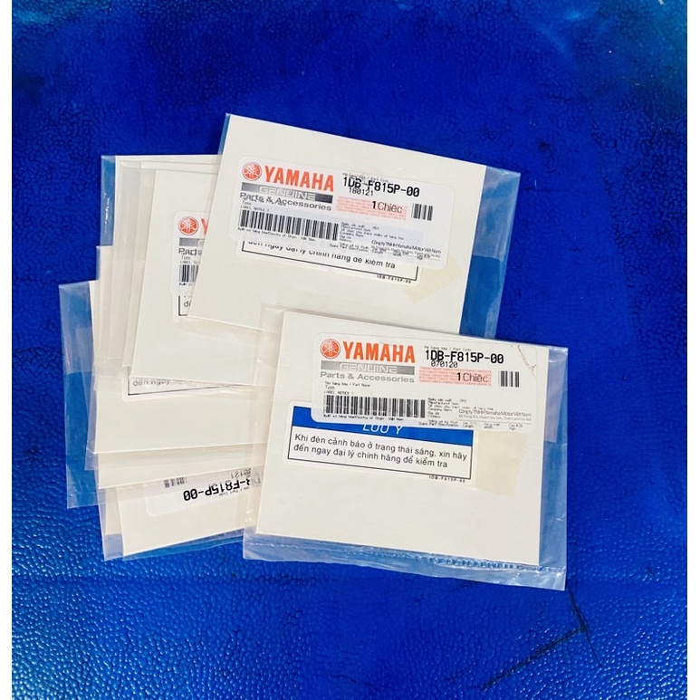 Tem thông số tem chú ý Yamaha Exciter 150 Novou Sx Sirius chính hãng số lượng 1