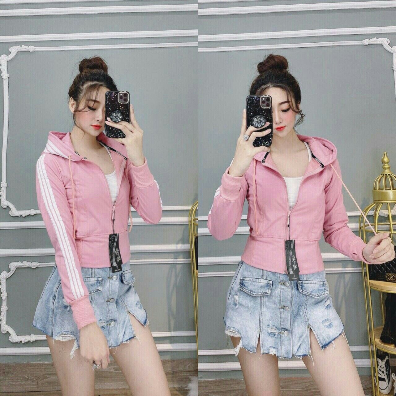 áo khoác lửng chống nắng nữ