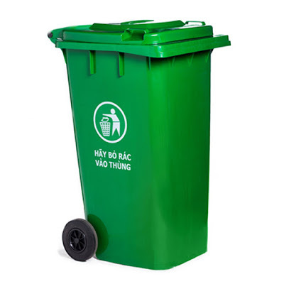 Thùng rác nhựa công cộng 240 lít