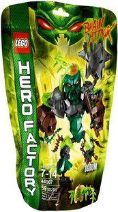 2013 new lego genuine lego hero factory l44007 green crystal magic 5.0 assembled building blocks