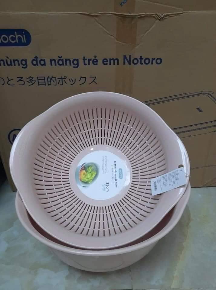 Bộ thau rổ Inochi cao cấp kt 35cm