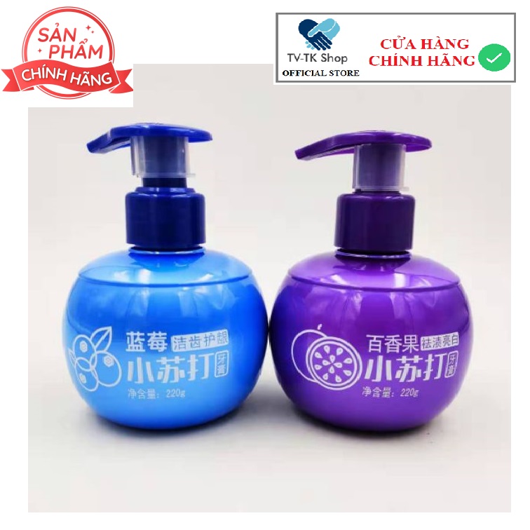 Bộ 2 Chai Kem Đánh Răng Baking Soda Nhật Bản Trắng Răng, Làm Sạch Mảng Bám - Mẫu mới