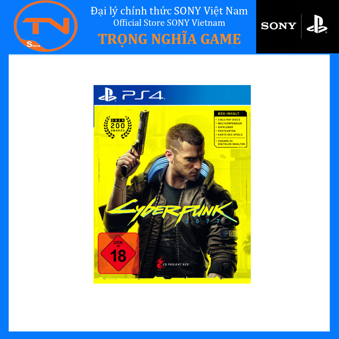 Đĩa PS4 - Cyberpunk 2077 - Hệ ASIA