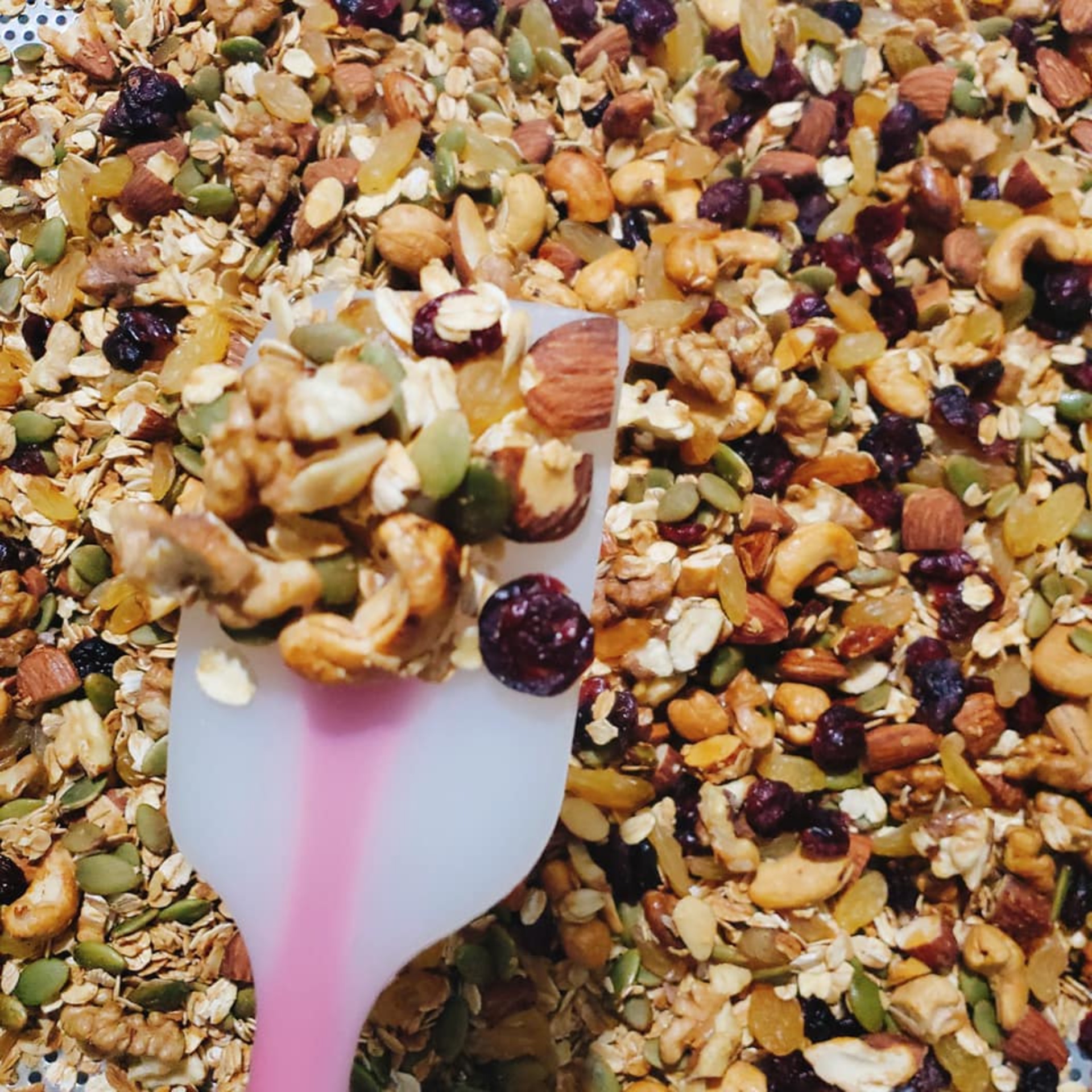 Granola (Ngũ cốc giảm cân không đường) 7 loại hạt giảm cân (40% yến mạch) túi giấy 500g Nhà làm dành cho người ăn kiêng, tiểu đường, người tập Gym