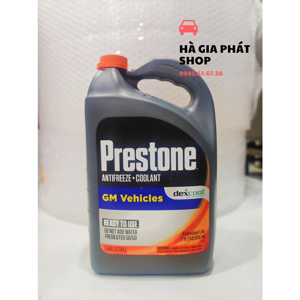 Nước giải nhiệt prestone dex-cool usa 4lít - đỏ