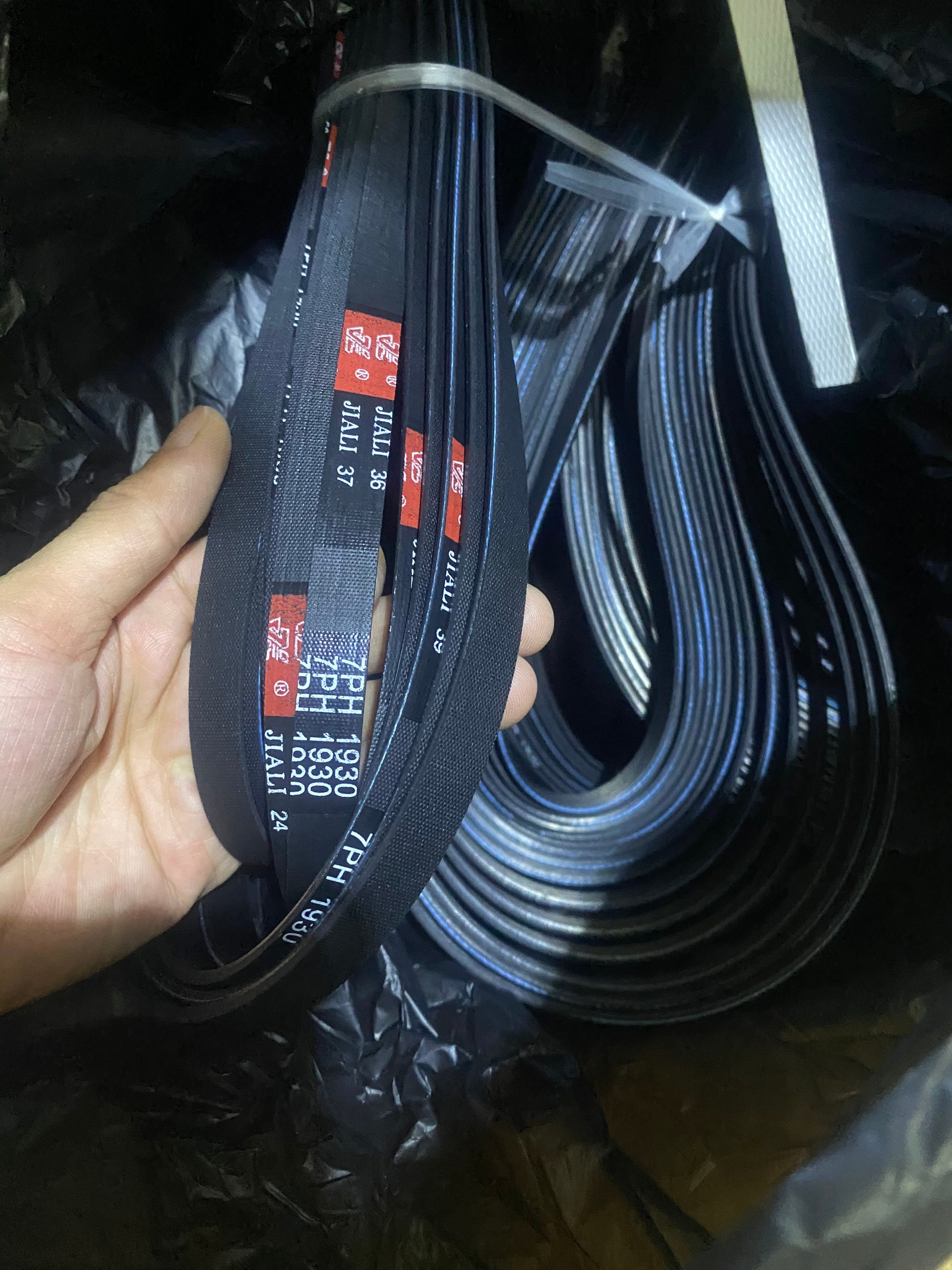 Dây curoa máy giặt sấy lồng ngang - đai culoa cửa trước 7ph 1930 7ph1930 electrolux elec 7 rãnh