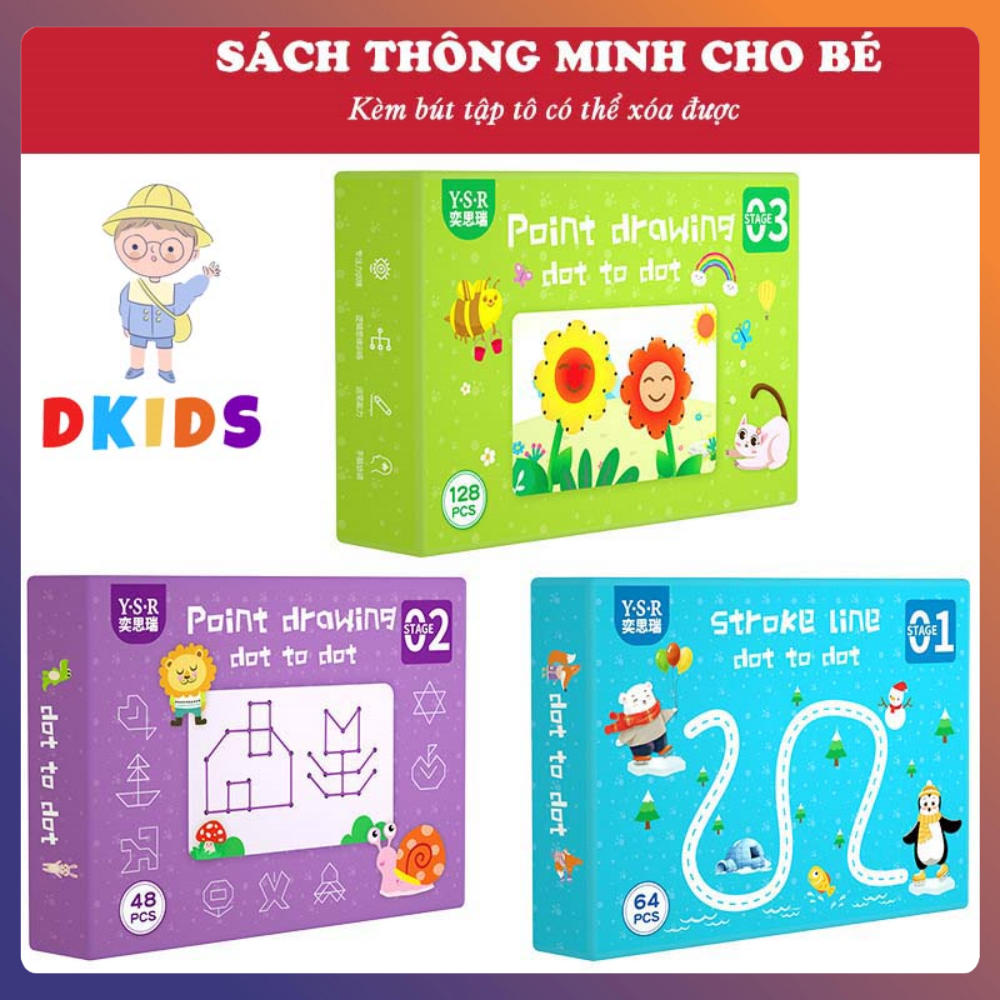 Quyển Dạy Thông Minh Xóa Được Dành Cho Bé