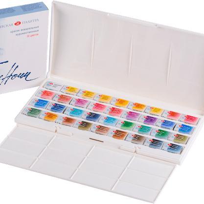 Màu nước White Nights, Watercolor WhiteNights set 36 (pan)