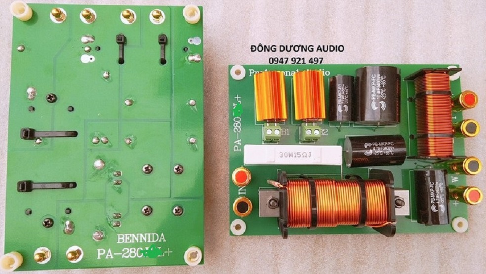Mạch phân tần j.b.l pa 280 cọc nhấn main xanh