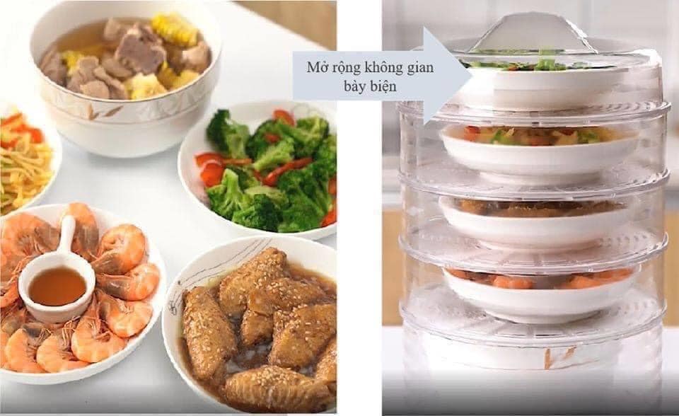 LỒNG BÀN GIỮ NHIỆT DELISH - MÓN ĂN NÓNG HỔI - THƠM NGON - GIÀU DINH DƯỠNG