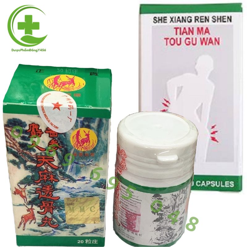 Xạ Hương Nhân Sâm Thiên Ma Thấu Cố.t Hoàn Malaysia 20 Viên – Giảm Đau Nhức Xương Khớp