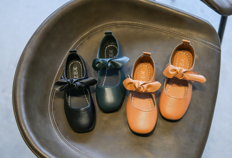 Giày da Vintage cho bé gái xinh xắn Size 21-35