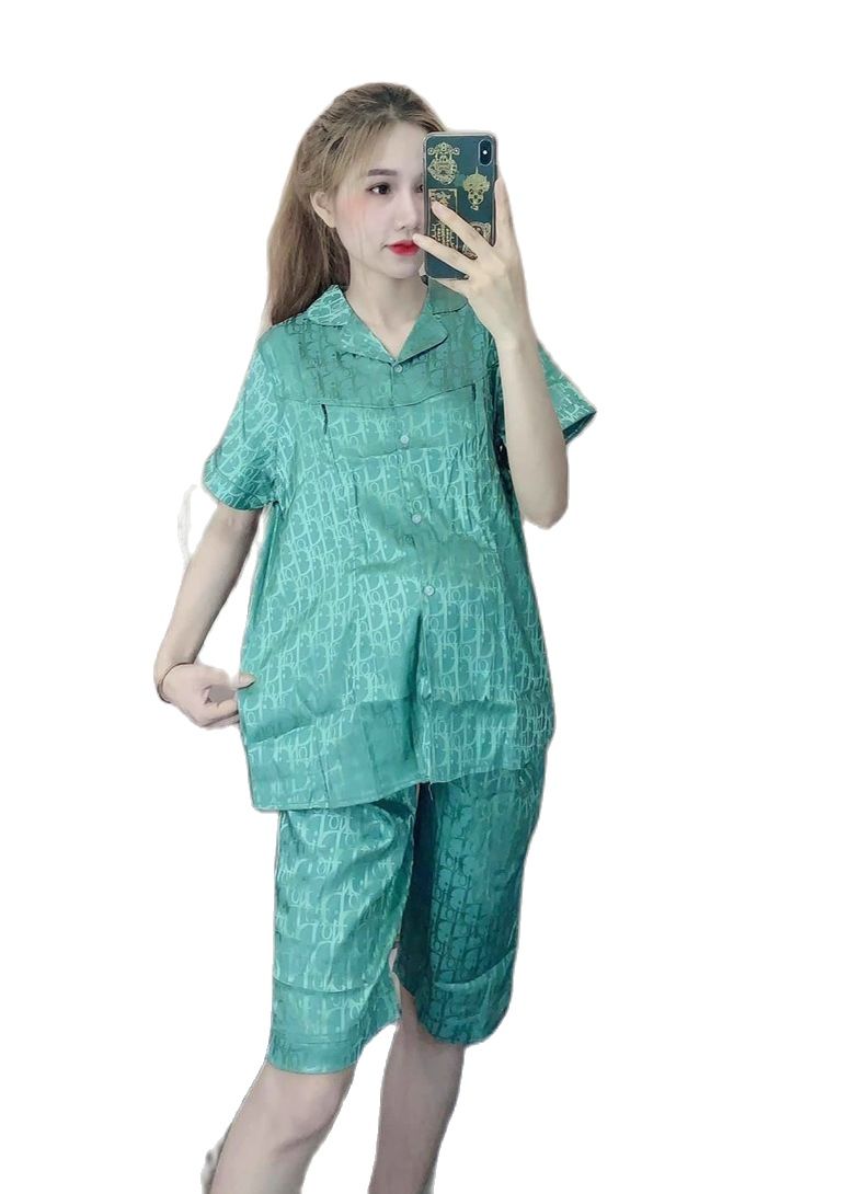 Bộ bầu lửng mùa hè siêu mát- bộ đồ bầu chất lụa hàn free szie từ 40-70kg