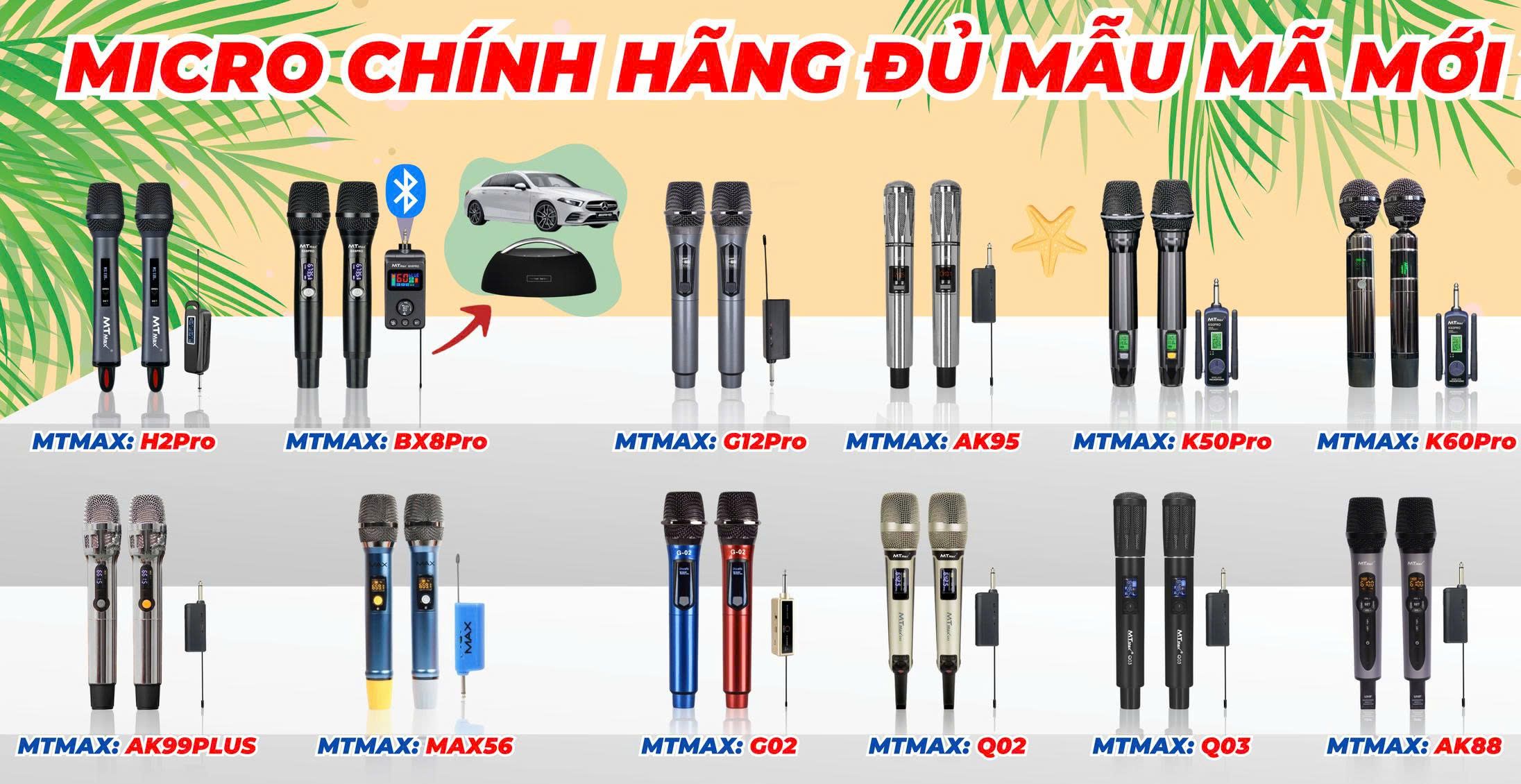 [ Tổng hợp ] Micro Không Dây Đa Năng MTMAX - MAX 39 UHF 2 MIC , Siêu Hút Âm, Siêu Chống Hú , Hát Karaoke Gia Đình , Tặng Kèm Pin Âm Thanh Chắc Khỏe, Dễ Sử Dụng