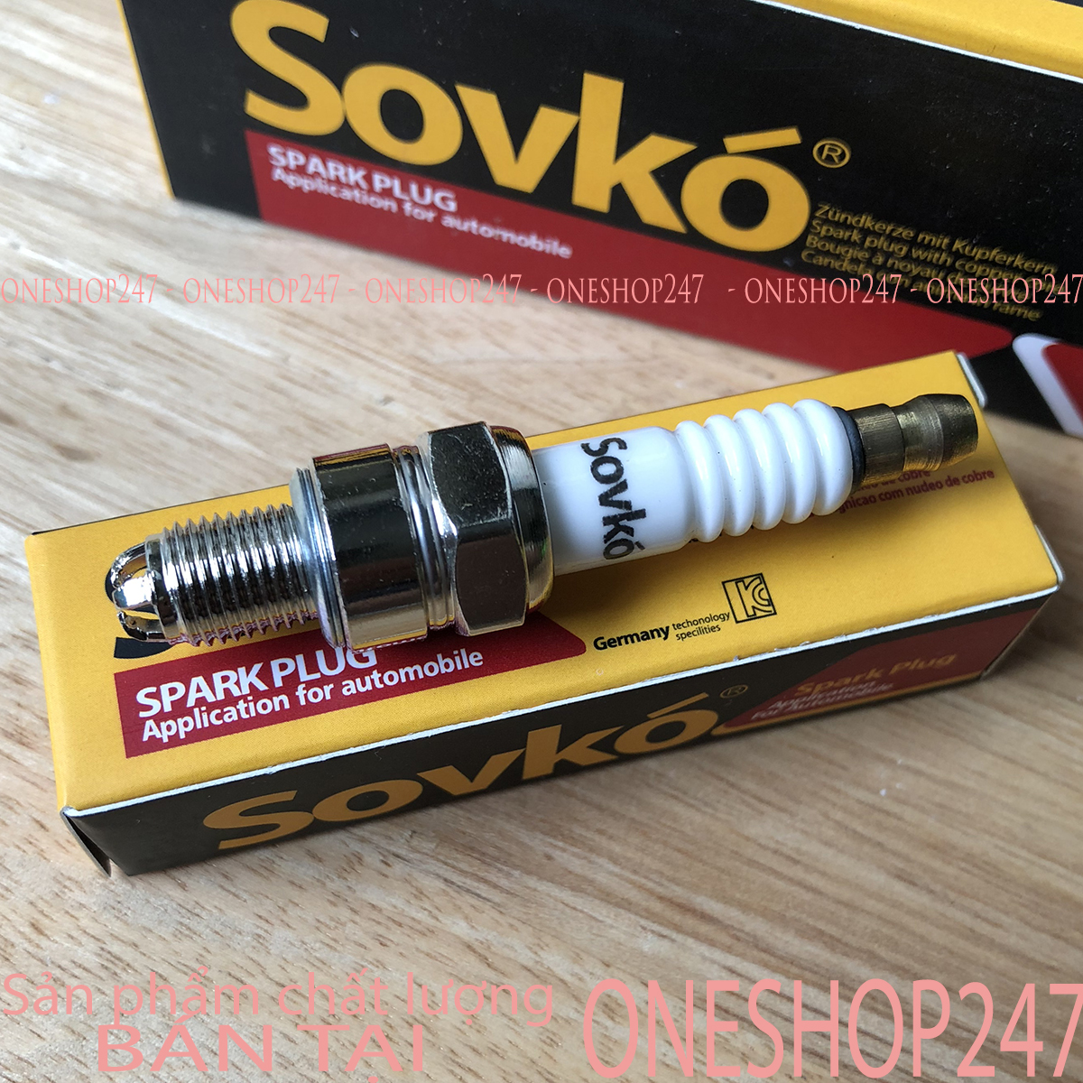 [HCM]Bugi 3 chấu SOVKO chân ngắn dùng cho xe số Bugi xe máy loại mới Cải thiện công suất và tiết kiệm nhiên liệu.