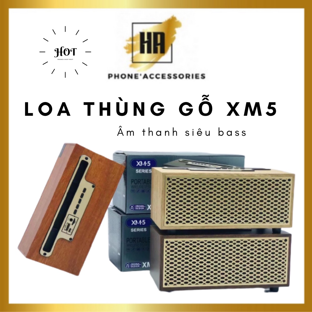 Loa bluetooth xm-5h - vỏ gỗ sang trọng, bass trầm ấm loa bluetooth xm-5h - kết nối bluetooth 5.0 loa bluetooth xm-5h loa gỗ xm 5h - bluetooth 5.0 loa bluetooth di động xm-5h mẩu mới 2022