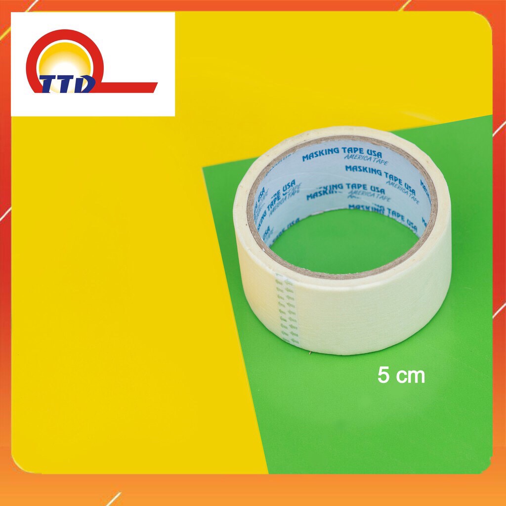 Băng dính giấy các cỡ dài 14 met_siêu dính