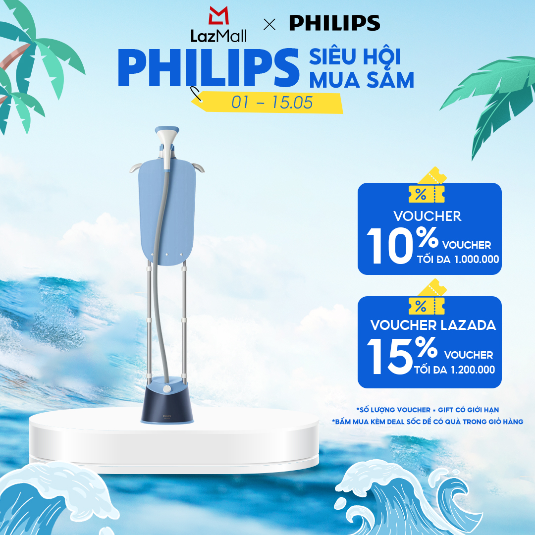 [QUÀ TẶNG HẤP DẪN - SLCH] Bàn Ủi Đứng Hơi Nước Philips STE1030/20 - Hàng Phân Phối Chính Hãng