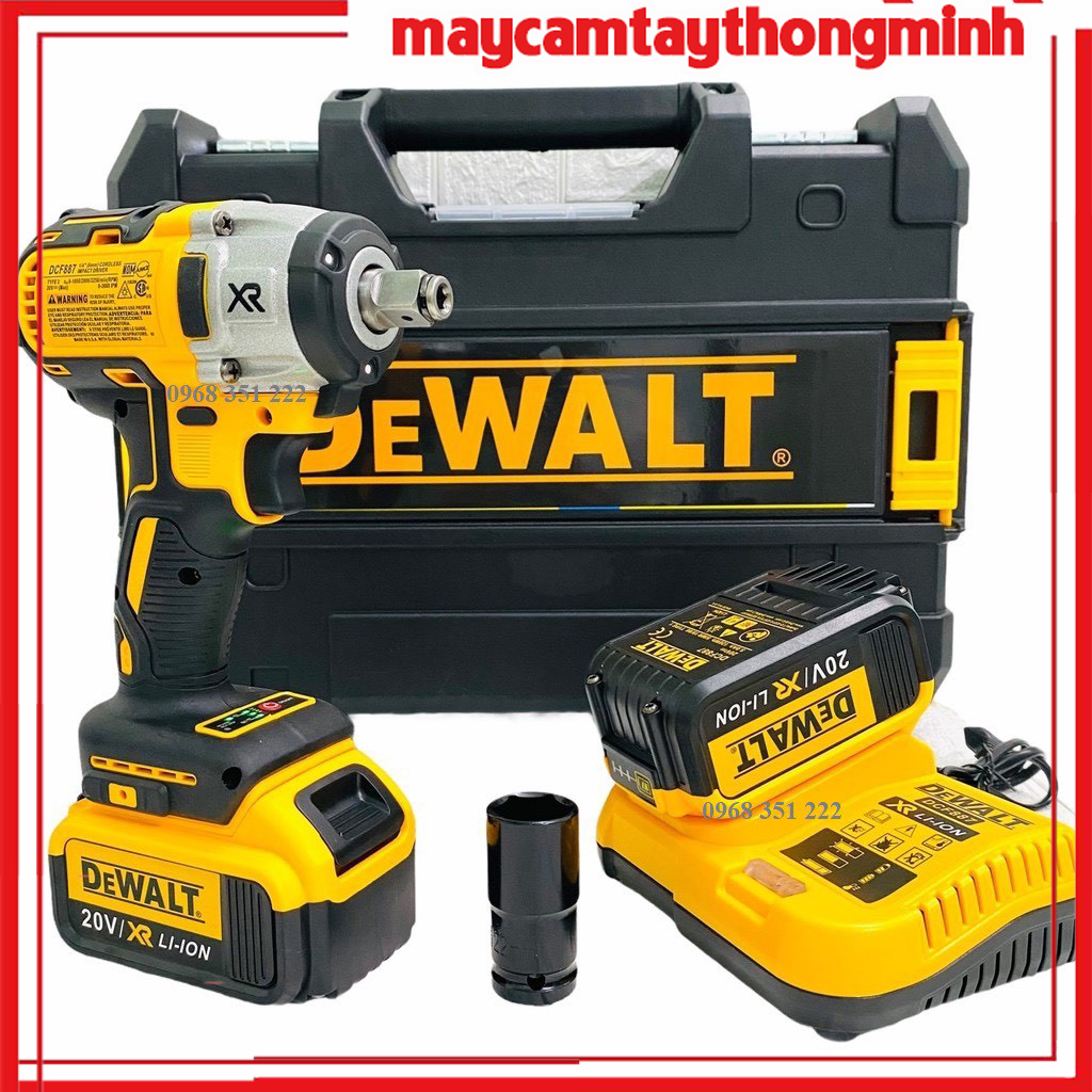 Máy siết bulong dewalt 20v dfc887, động cơ không chổi than hàng cao cấp
