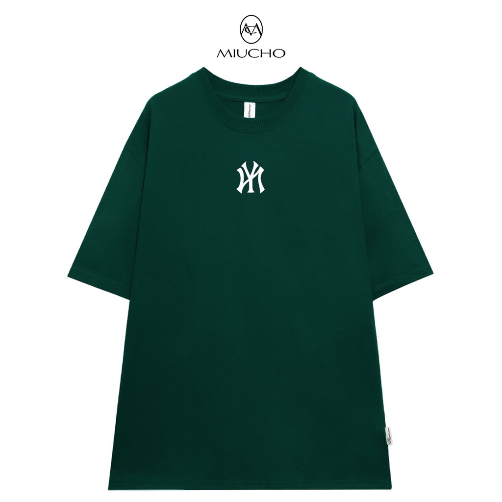 Áo phông nam nữ,Áo thun form rộng tay lỡ unisex in logo NY nam nữ mặc đẹp