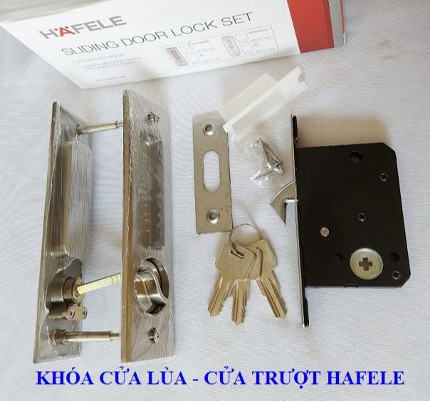 Khóa âm cửa lùa - cửa trượt hafele 499.65.107