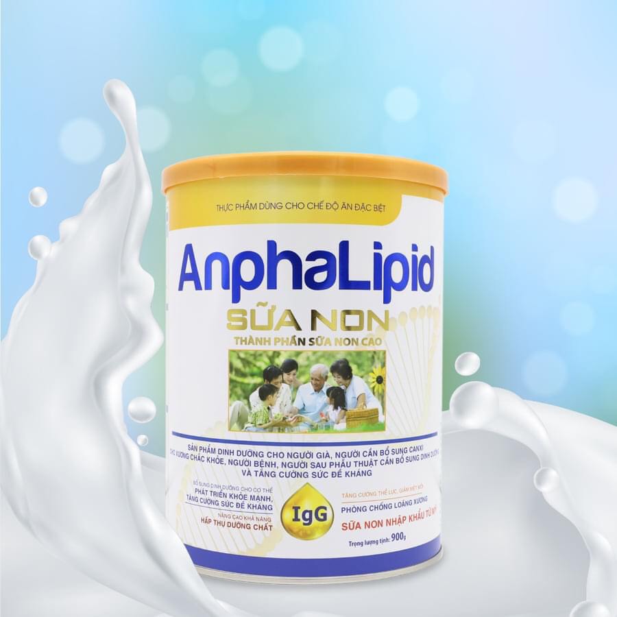 Anpha lipid sữa non halanmilk 900gr