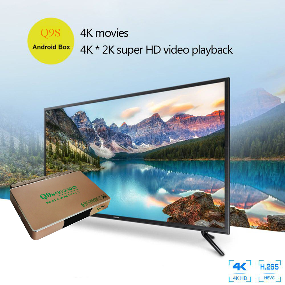 NHÌN ĐÂU NỮA, NHÌN TẠI ĐÂY   Android Box Q9s Biến TV Thành Smart TV 2021 ram 2GB DÙNG CHO TIVI ĐỜI CŨ