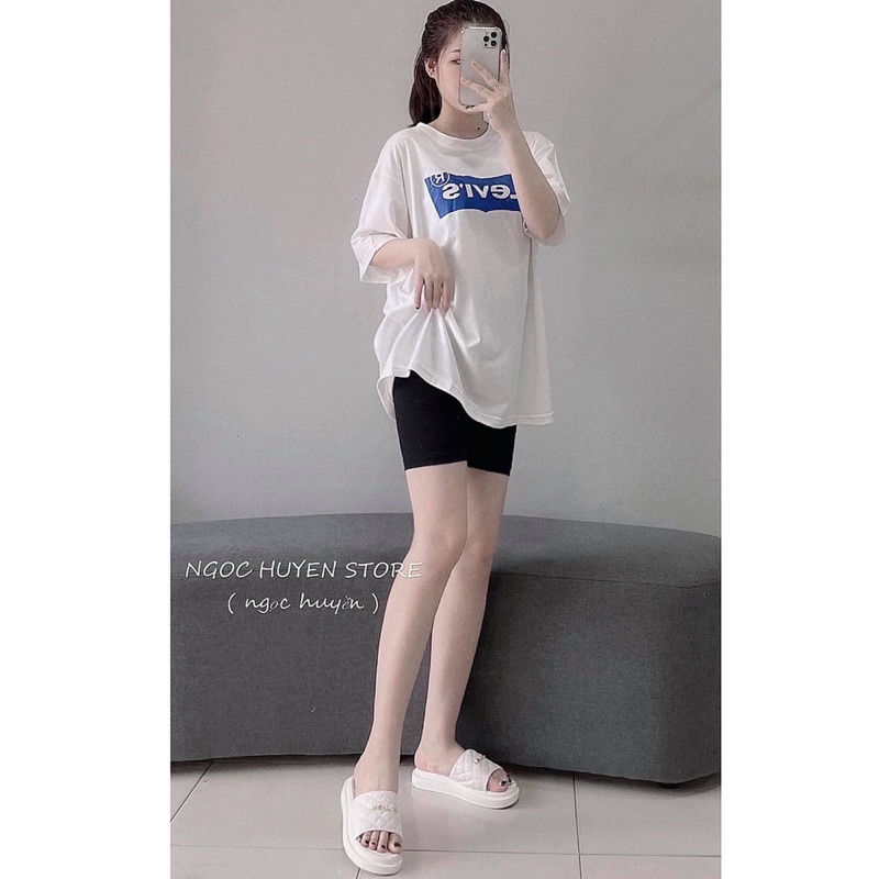 Sét áo Levi + quần legging lửng TH6