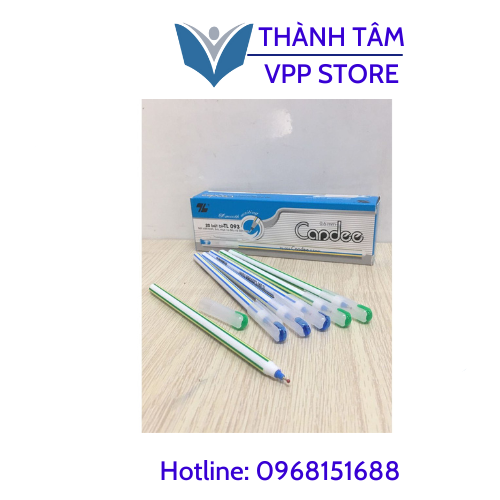 Bút nến, bút bi thiên long candee đầu bi 0.6mm tl093