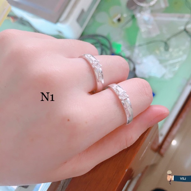 Nhẫn đôi nam nữ bạc Italy cao cấp 925, sản phẩm đa dạng về mẫu mã, màu sắc, kích cỡ, chất lượng tốt, cam kết hàng nhận được giống với hình mô tả