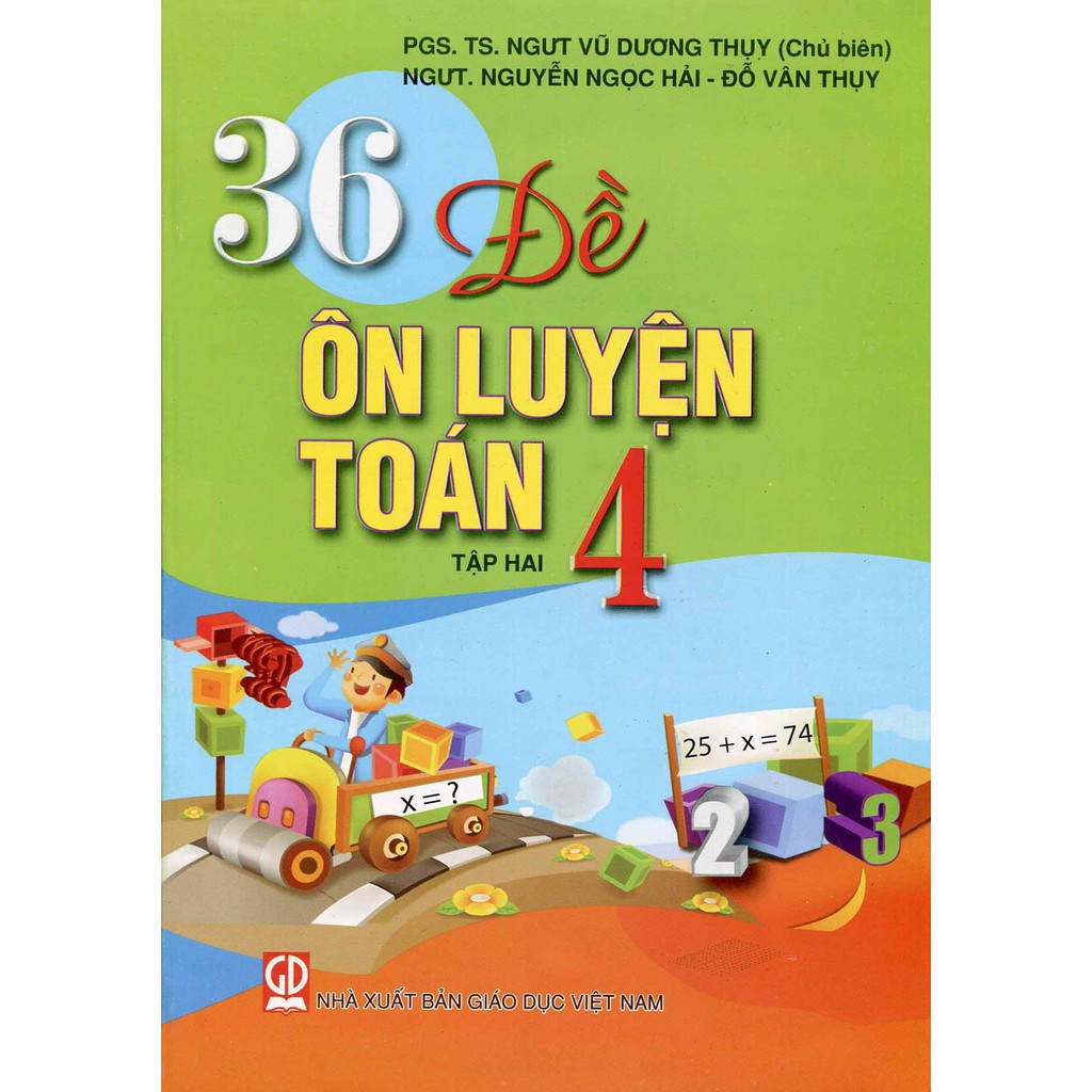 Sách - 36 đề ôn luyện toán 4 - tập 2