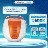 Nồi cơm điện cơ 1L Cuckoo CR-0661/ORVNCV - Công suất 500W - Lòng nồi chống dính, dễ dàng vệ sinh - Bh 12 Tháng