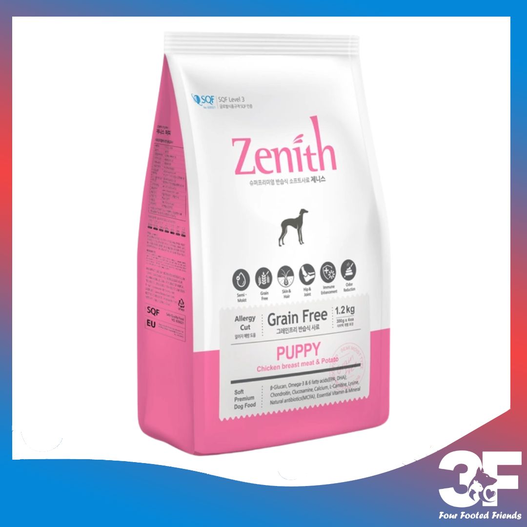Thức ăn hạt mềm zenith puppy - dành cho chó con vị gà - túi 3kg