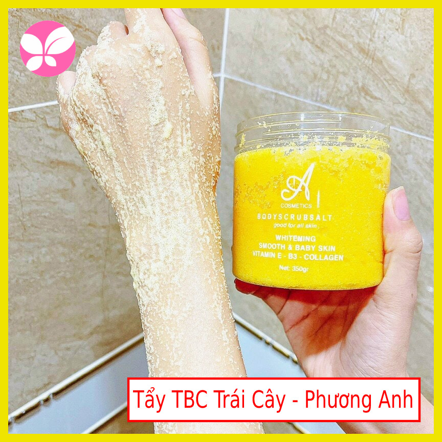 Tẩy tế bào chết Trái cây Phương Anh 350gr- Muối Tẩy tế bào chết Body A Trái Cây - Body Scrub Salt