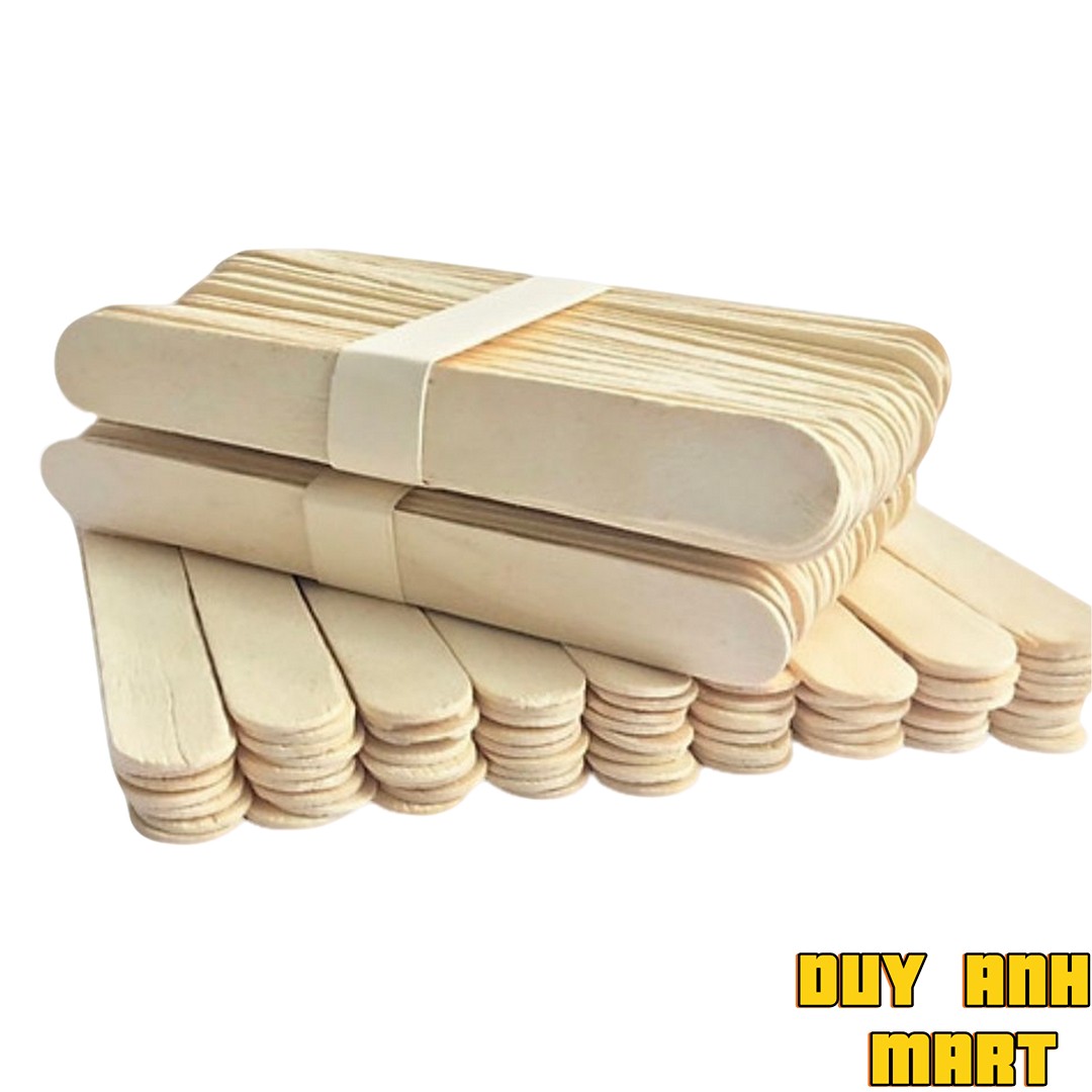 Que Kem Gỗ  [1Kg], Đè Lưỡi, Que tròn Làm Mô Hình Handmade