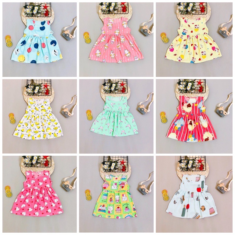 Váy đầm bé gái , vải lanh loại 1 size 5-21kg