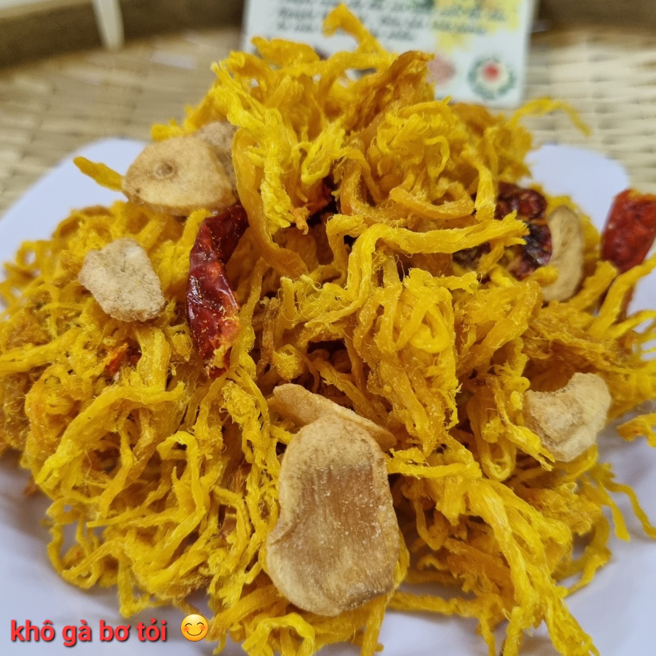 Khô gà bơ tỏi đặc sản 5s