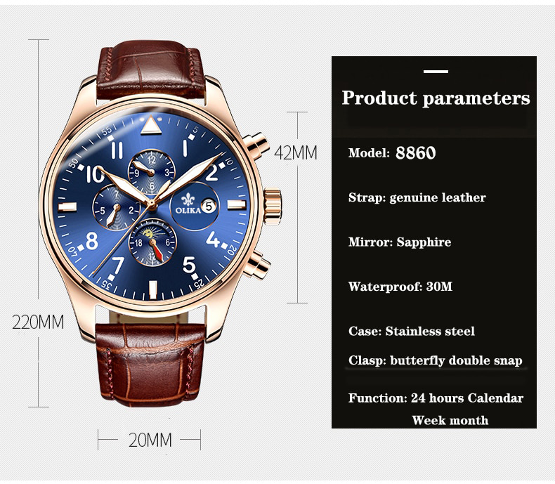 đồng hồ nam olika nhật bản 8860 , mặt 3d siêu đẹp, chống nước tốt, dây thép và dây da, đồng hồ nam chính hãng, đồng hồ nam chống nước, đồng hồ nam cao cấp, bảo hành toàn quốc 12 tháng 4