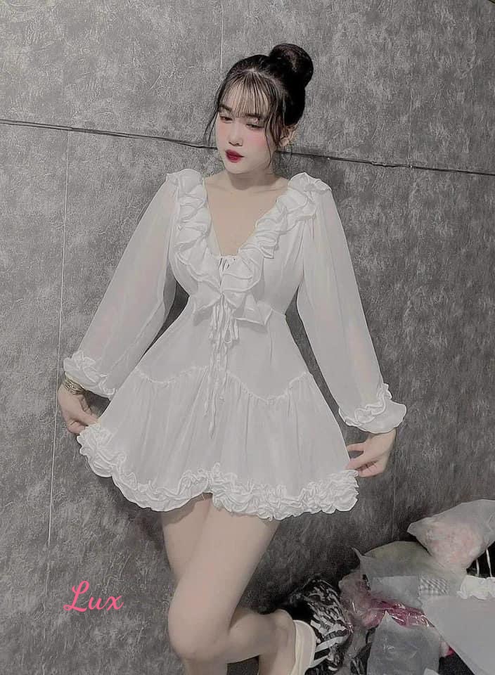 Váy tapta dự tiệc sang chảnh TH