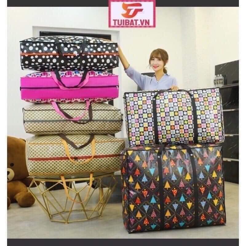 Combo 3 túi bạt loại to 80cm, túi đựng đồ đa năng chống nước siêu to
