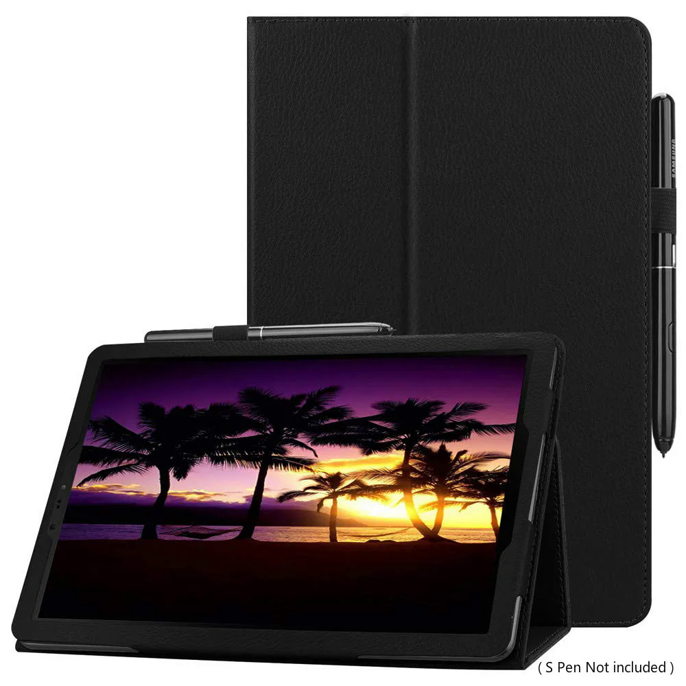 Folio trường hợp đối với Samsung Galaxy Tab S4 10.5inch 2018 PU da gấp đứng Bìa tự động đánh thứcngủ S chủ bút