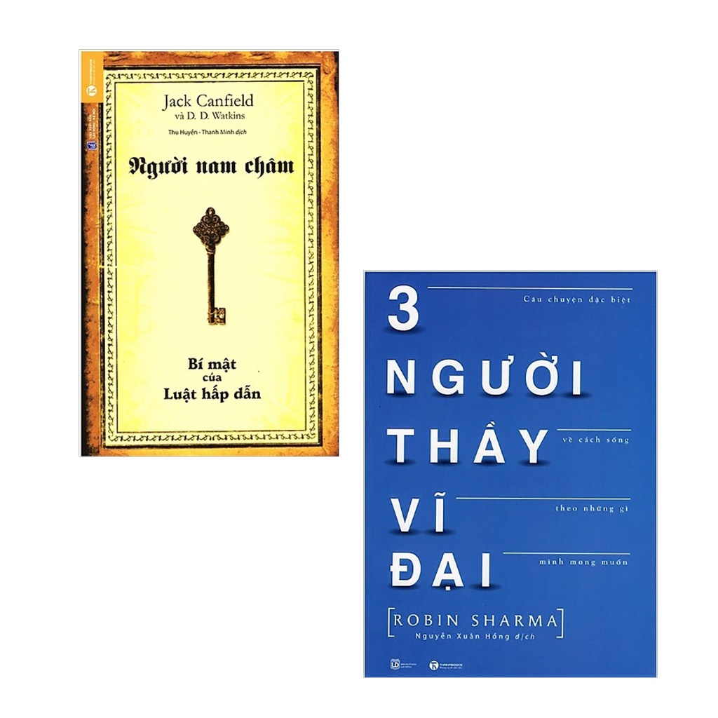 Tặng kèm bookmark - combo sách - 3 người thầy + người nam châm