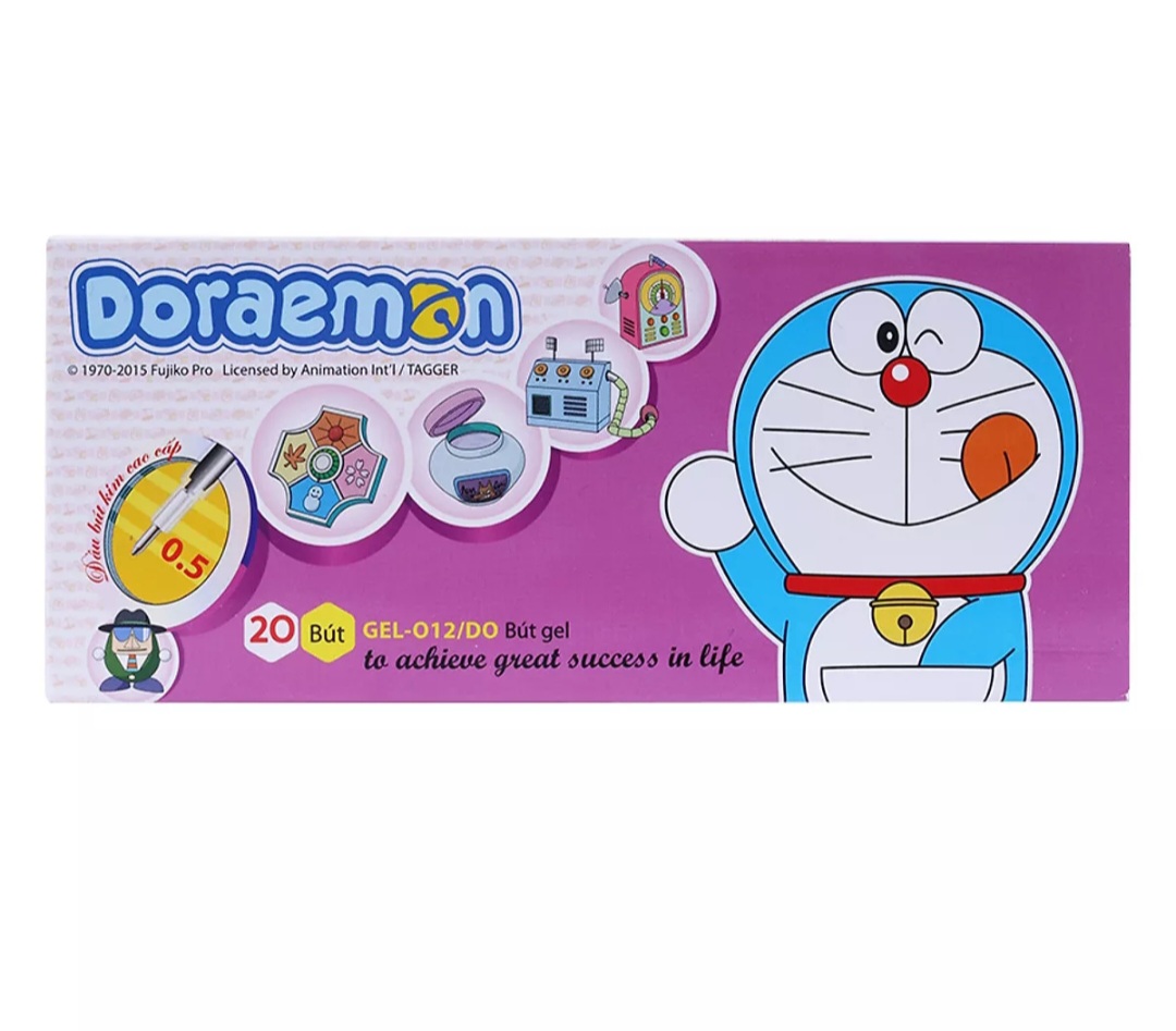 Bút gel-012/do thiên long mực tím học sinh